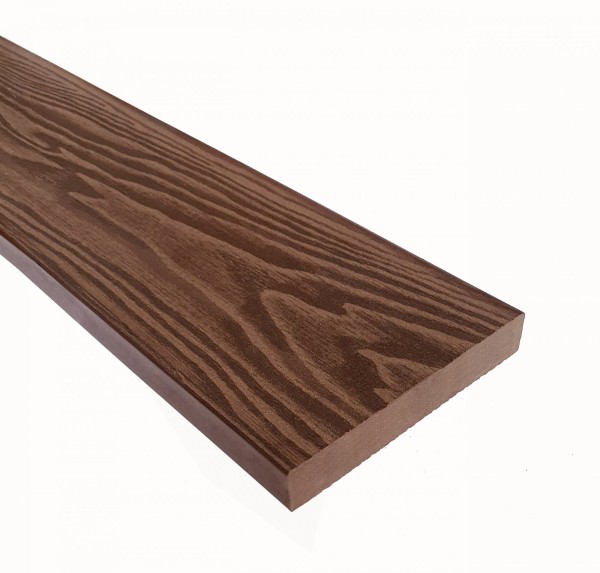 Террасная доска из ДПК Terrapol Смарт 3D Полнотелая без паза Орех Милано купить в Находке