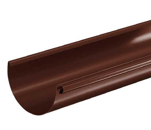 Водосток Aquasistem, система 150/100 - Водосточный желоб 3.00м RAL 8017 Коричневый купить в Находке