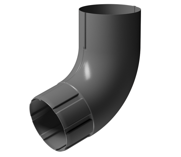 Колено 72° D90 Döcke STAL PREMIUM Графит, (RAL 7024) купить в Находке