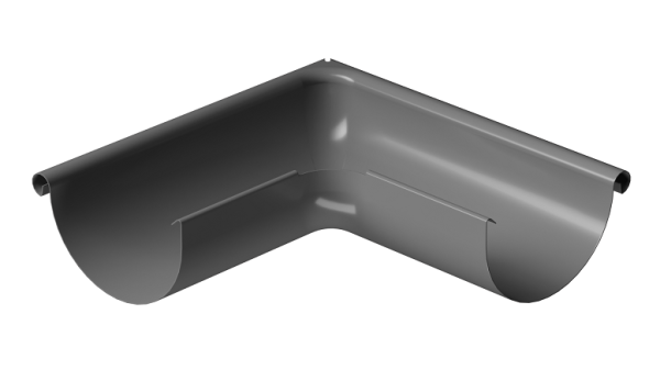 Угол внешний 90° D125 Döcke STAL PREMIUM Графит, (RAL 7024) купить в Находке