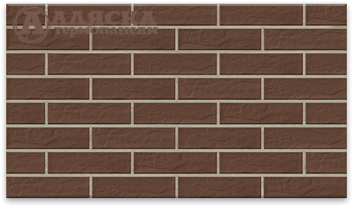 Фасадные Термопанели Аляска Braun Rustic купить в Находке