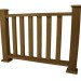 Ограждения из ДПК WOODVEX Кофе купить в Находке