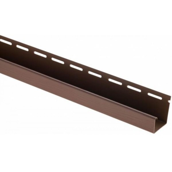 J-профиль Люкс Крашенный, T-15, ВН, Тёмный Орех купить в Находке