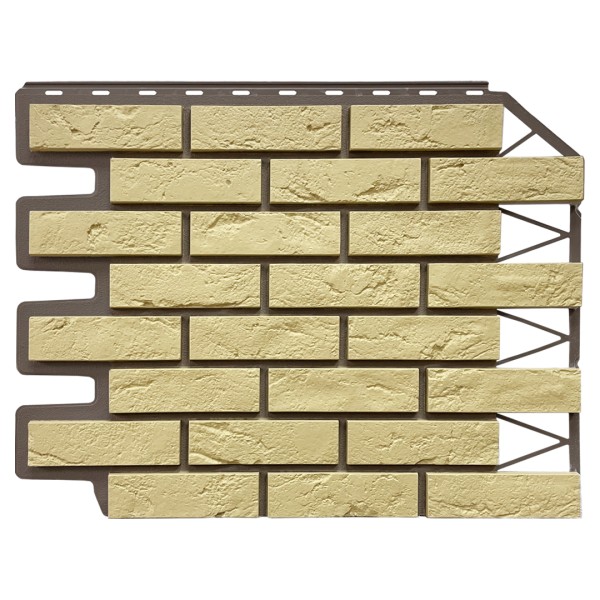 Фасадная панель FineBer, Кирпич Баварский, Песочный купить в Находке