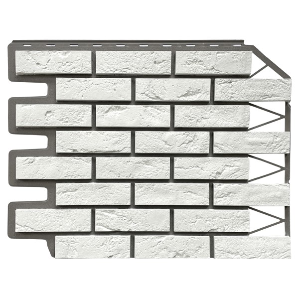 Фасадная панель FineBer, Кирпич Баварский, Белый купить в Находке