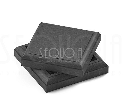 Комплект крышка/юбка для столба SEQUOIA GRAY купить в Находке