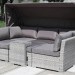 Диван-Трансформер AFINA плетеный из иск. ротанга AFM-320G Grey купить в Находке