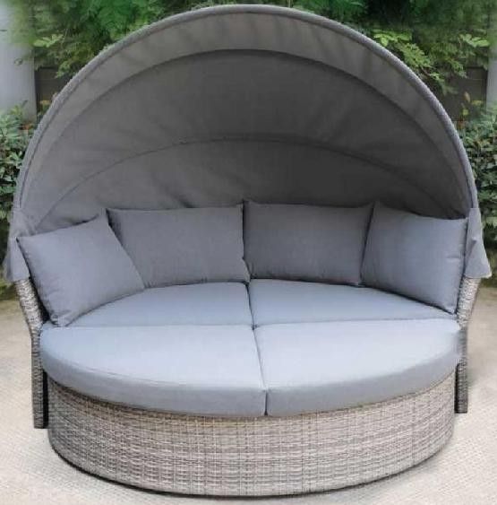 Диван-Трансформер AFINA плетеный из иск. ротанга AFM-325G Grey купить в Находке