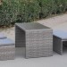Диван-Трансформер AFINA плетеный из иск. ротанга S330G-W78 Grey купить в Находке