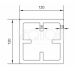Столб SEQUOIA Evolution 3D WOOD BLACK купить в Находке