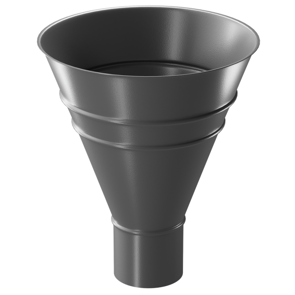 Воронка водосборная Döcke STAL PREMIUM, Графит купить в Находке