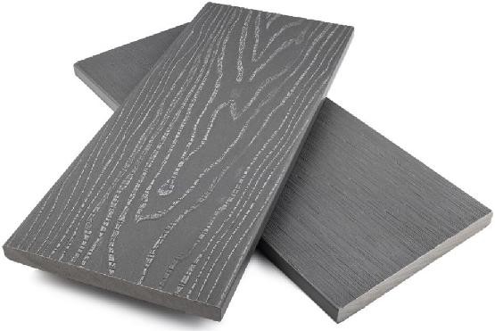 Заборная доска ДПК полнотелая NanoWood Серый купить в Находке