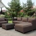 Комплект мебели AFINA плетеной из иск. ротанга YR821A Brown/Beige купить в Находке