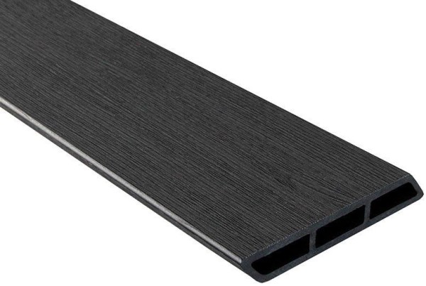 Доска Ромбус 3D ДПК Outdoor STORM BLACK черная купить в Находке
