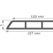 Доска Ромбус 3D ДПК Outdoor STORM GREY серая микс купить в Находке