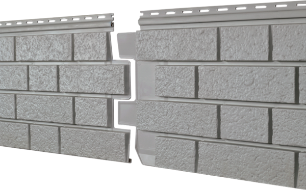 Фасадная панель Ю-пласт Стоун Хаус S-Lock Клинкер Нордик дым купить в Находке