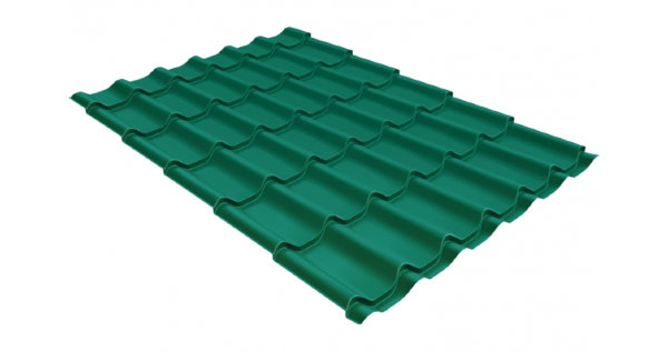 Металлочерепица классик 0,5 Satin RAL 5021 купить в Находке