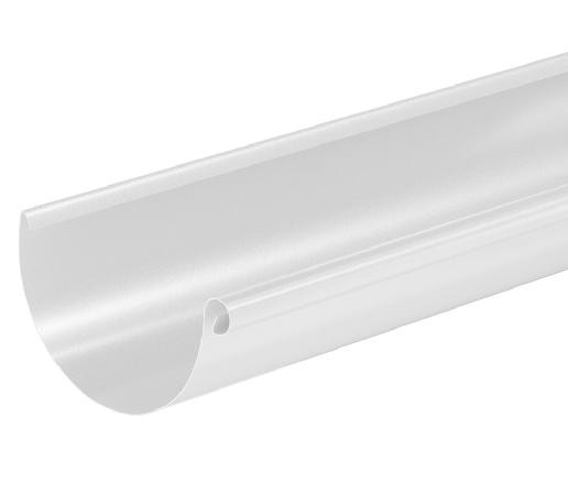 Водосток Aquasistem, система 125x90 - Водосточный желоб 3.00м RAL 9003 Белый купить в Находке