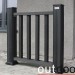 Ограждение из ДПК Outdoor Классик 3D STORM чёрный купить в Находке