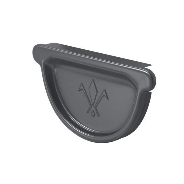 Водосток Aquasistem, система 150x100 - Заглушка универсальная с резиновым уплотнителем RR 23 Маренго купить в Находке