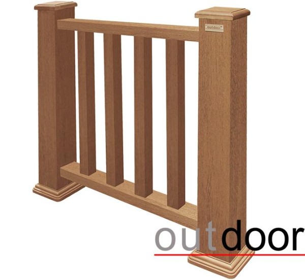 Ограждение из ДПК Outdoor Классик 3D STORM дуб купить в Находке