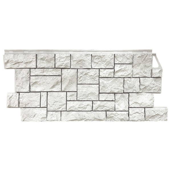 Фасадная панель FineBer, Камень Дикий, Жемчужный купить в Находке