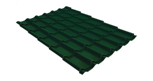 Металлочерепица классик 0,5 Satin RAL 6005 зеленый мох купить в Находке