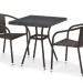 Комплект плетеной мебели AFINA из иск. ротанга T282BNT/Y137C-W53 Brown 2Pcs купить в Находке