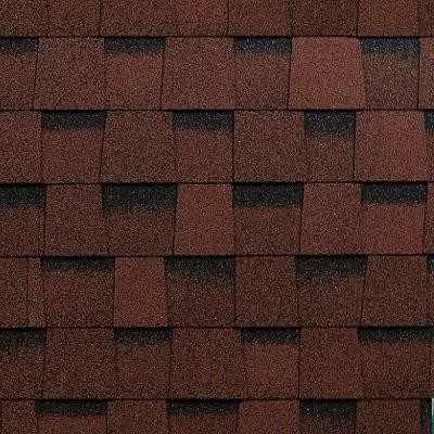 Двухслойная ламинированная черепица Shinglas, серия Фазенда – Красный купить в Находке