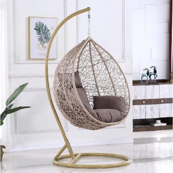 Кресло Подвесное из искусственного ротанга AFM-169A-LB Beige купить в Находке