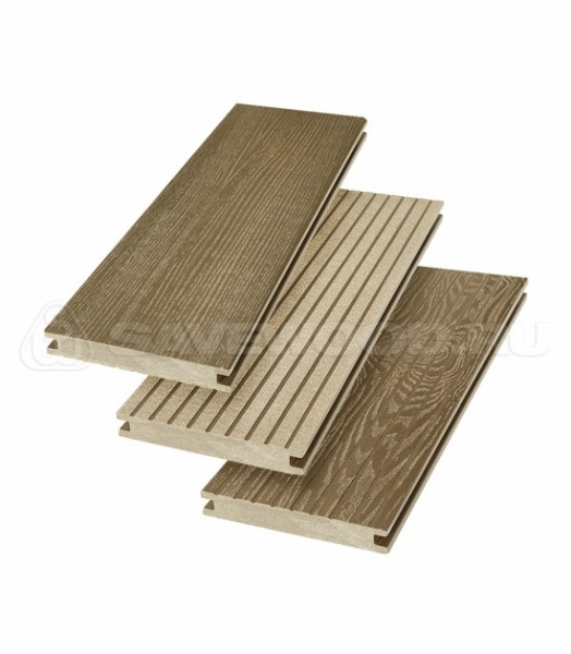 Террасная доска SW Fraxinus (R) полнотелая «SaveWood» Тик купить в Находке