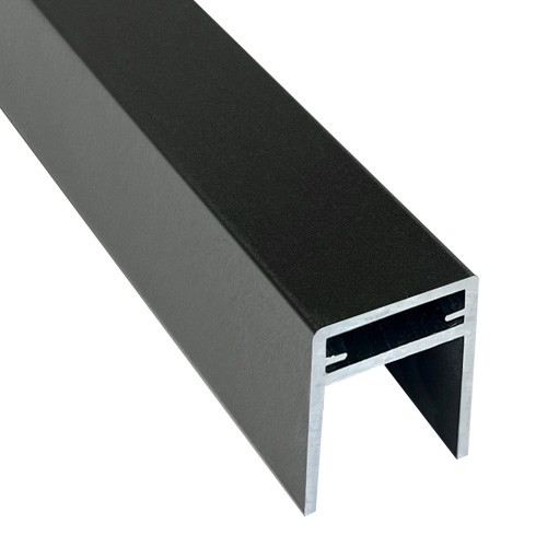 П-профиль Алюминиевый EasyDecking 35x25 Черное дерево купить в Находке