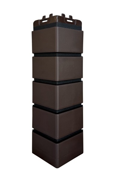 Угол Grand Line клинкерный кирпич ПРЕМИУМ Шоколадный (шов RAL 9005) купить в Находке