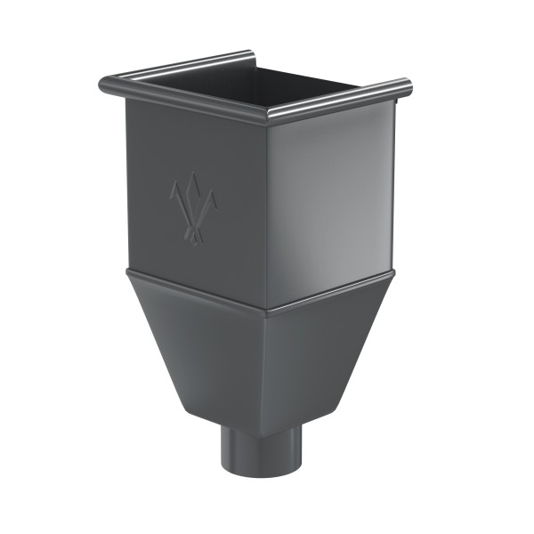 Водосток Aquasistem, система 125x90 - Воронка_водосборная удлиненая RR 23 Маренго купить в Находке