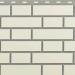 Фасадная панель Альта-Профиль, Кирпич Клинкерный, Белый купить в Находке