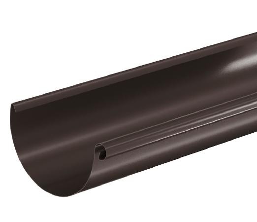 Водосток Aquasistem, система 125x90 - Водосточный желоб 3.00м RR 32 Тёмно Коричневый купить в Находке