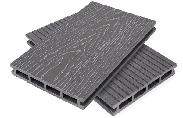 Террасная доская ДПК NanoWood Nature 3D пустотелая Серый купить в Находке