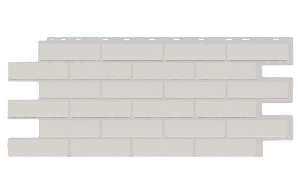 Фасадная панель T-Siding Кирпич Модерн Эко Уайт купить в Находке