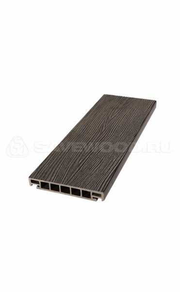 Террасная доска из ДПК SW Salix (S) (R) темно-коричневый купить в Находке